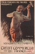 Плакат советского времени. Кузнец