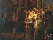Джозеф Райт. Кузница, 1771