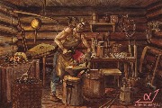 Николай Фомин. Кузнец. Для книги Ильи Бояшова Русь в Х веке.