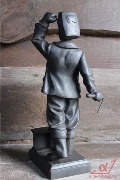 Редкая чугунная фигурка. 32 см. Каслинское литье. 1986 год.